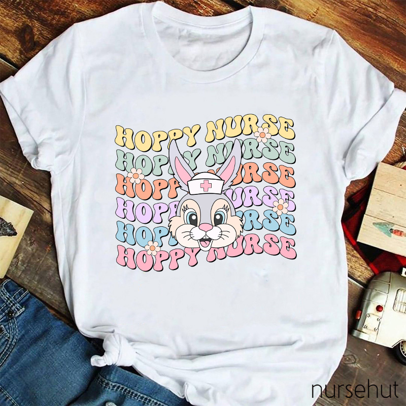 Hoppy Bunny Nurse T-Shirt