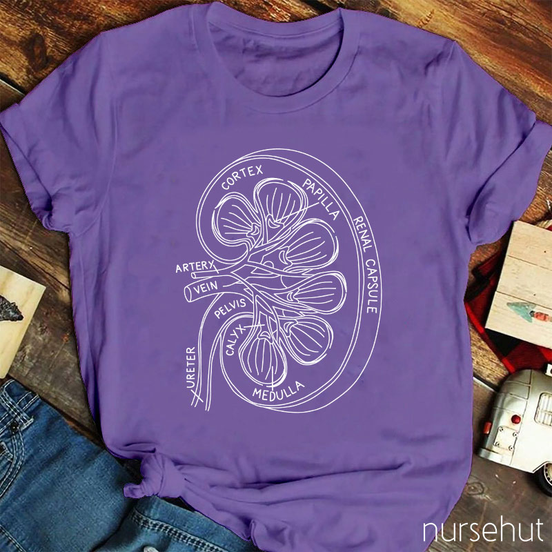 Neuron Anatomy Nurse T-Shirt