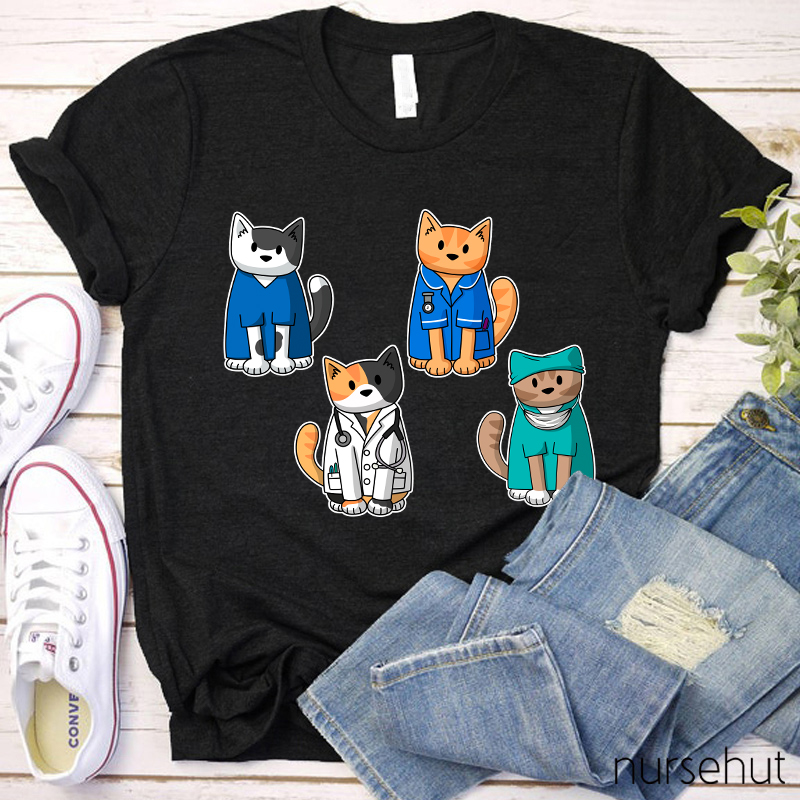 Doctor Cat Will Treat You Nurse T-Shirt