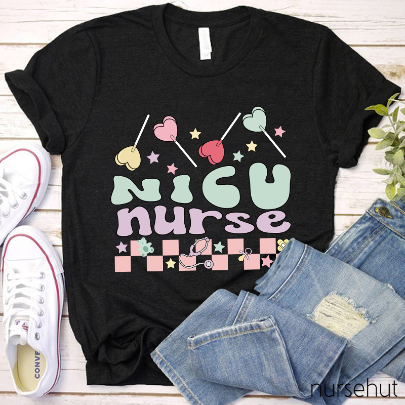 Personalized Department Valentine Cute Nurse T-Shirt
