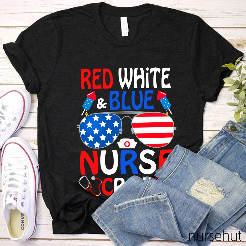Red White Blue Nurse T-Shirt
