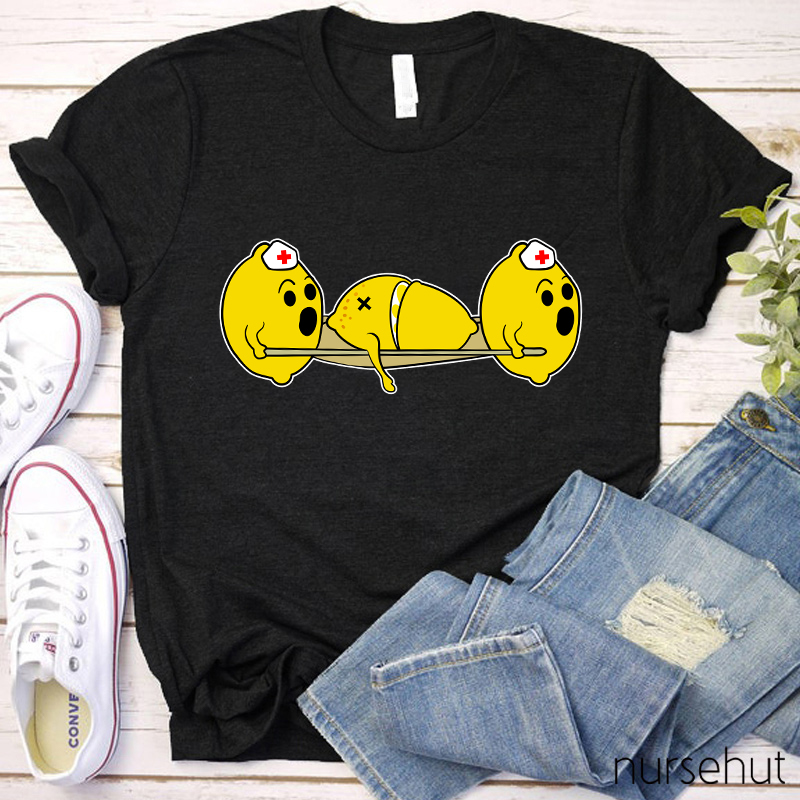 First Aid Lemon First Aid Nurse T-Shirt