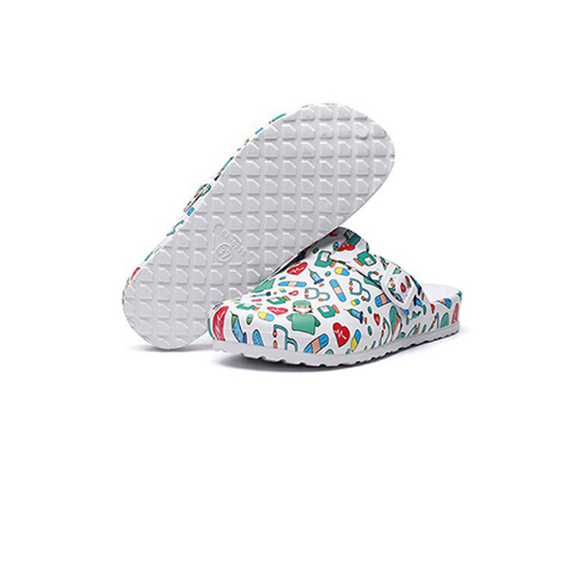 Waterproof Slip-Resistant Clog Soft Bottom Slip On Nurse Slippers