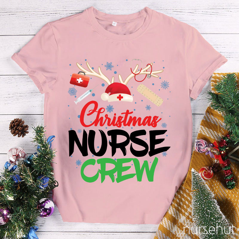 Christmas Nurse Crew Nurse T-Shirt