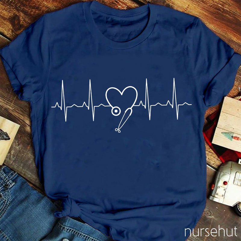 Electrocardiogram And Heart T-Shirt