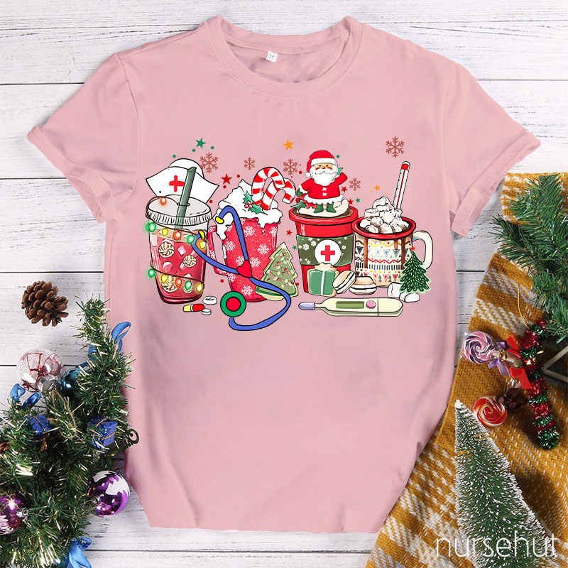 Let's Toast To Celebrate Christmas Nurse T-Shirt