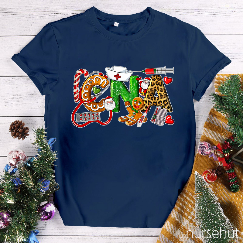 CNA We Deserve A Wonderful Christmas Nurse T-Shirt
