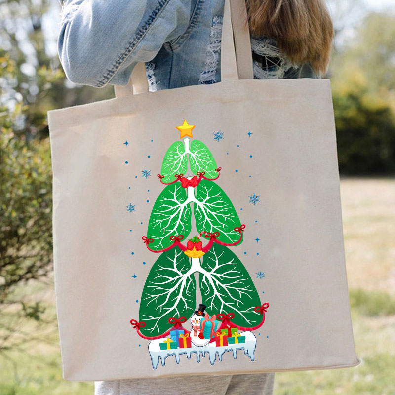 Healthy Lungs Nurse Tote Bag