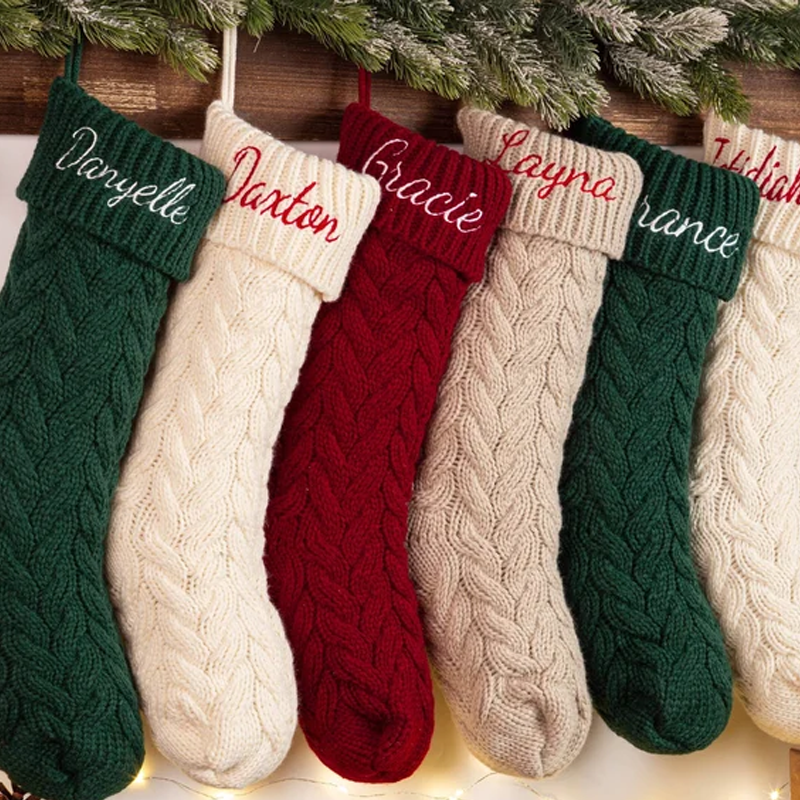 Personalized Exquisite Multicolor Nurse Christmas Stockings