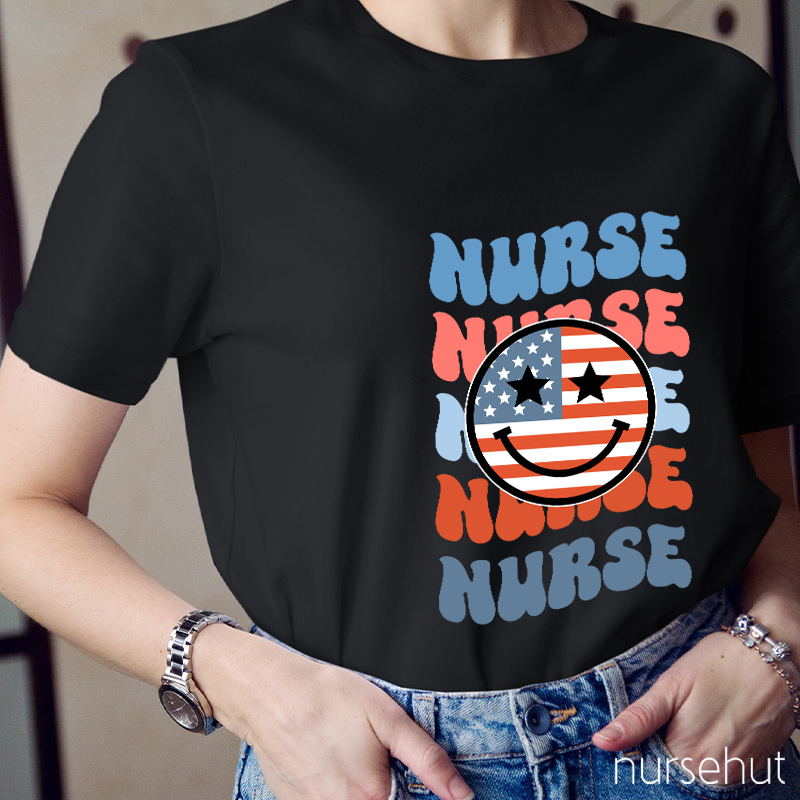 The Fourth Of July Nurse T-Shirt