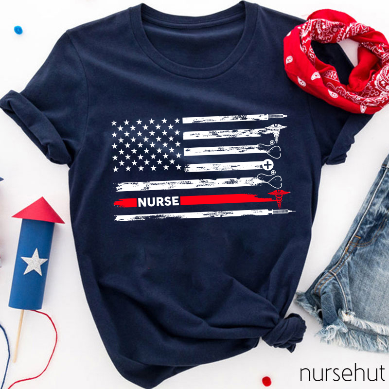 Flag Nurse T-Shirt