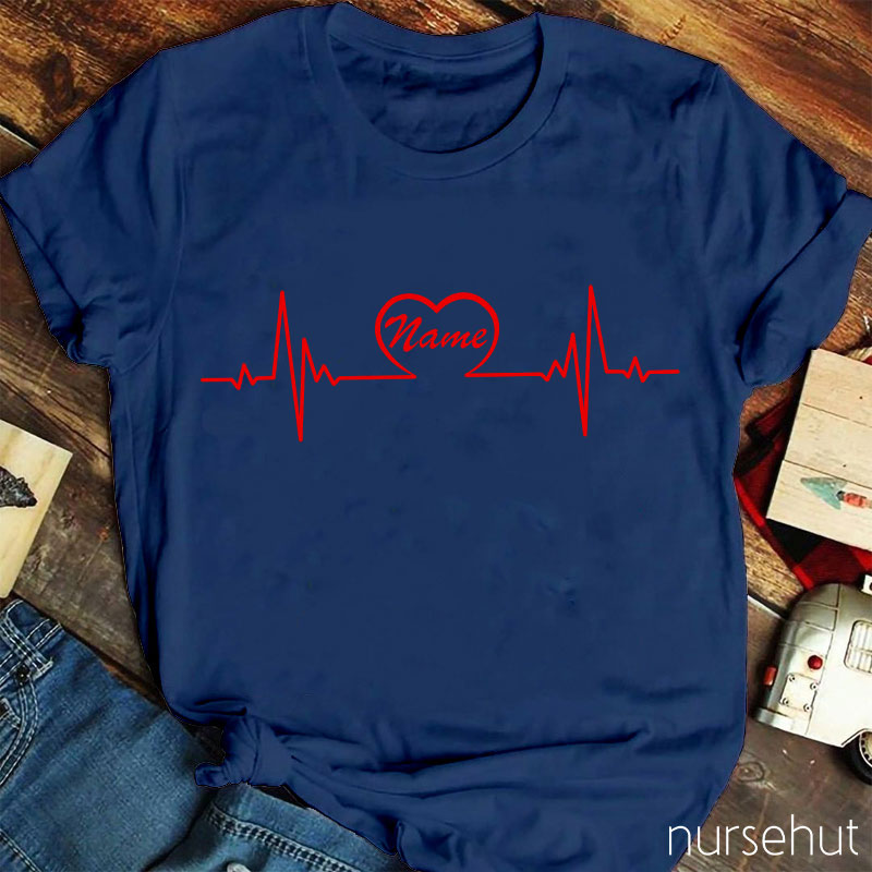 Personalized I Hear Your Heart Jump Nurse T-Shirt