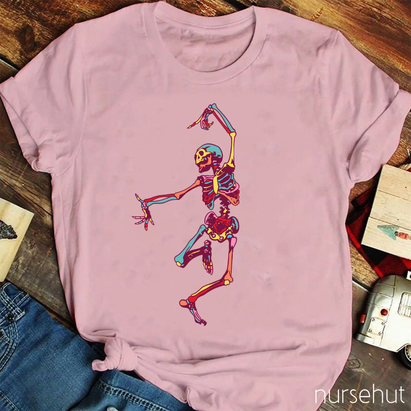 Solo Dancing Skeleton Nurse T-Shirt