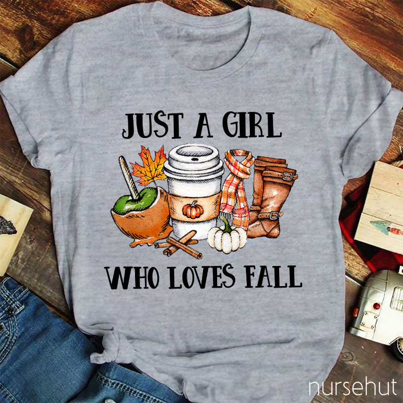 Just A Nurse Who Loves Fall T-Shirt