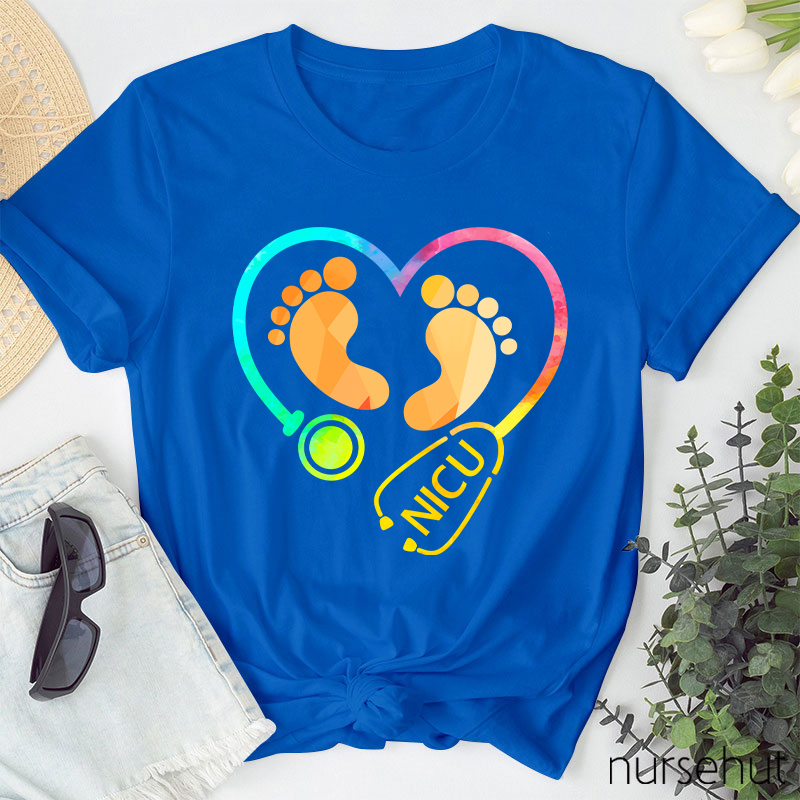 Lovely Baby Feet Nurse T-Shirt