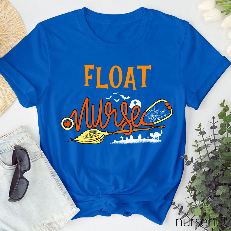 Float Happy Halloween Nurse T-Shirt