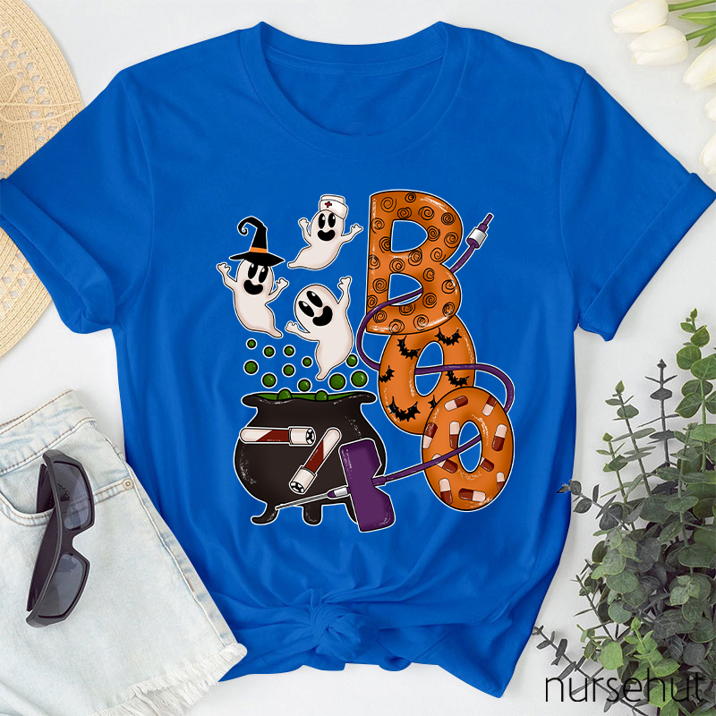 Halloween Boo Nurse T-Shirt