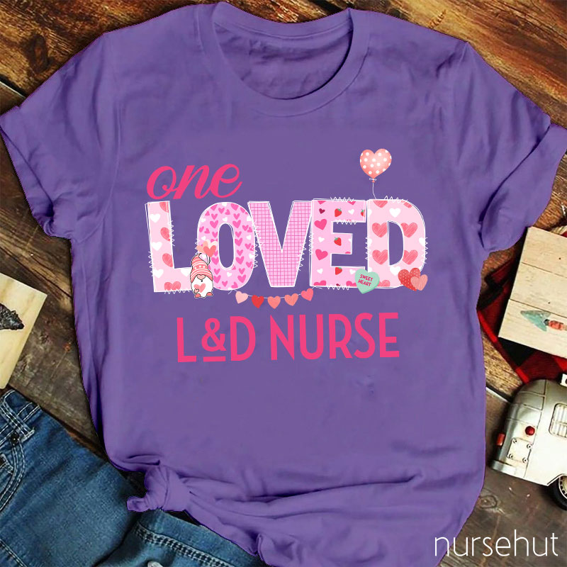 Personalized One Loved Nurse T-Shirt