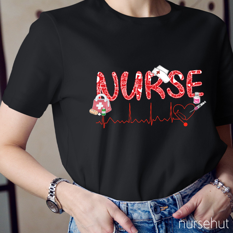 Valentine Nurse Life Nurse T-Shirt