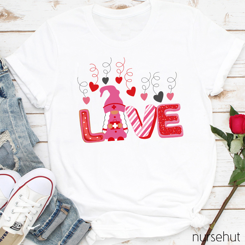 Take Care Of You With Love And Patience Nurse T-Shirt