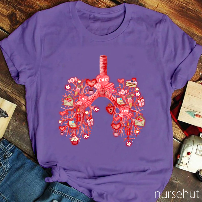 I Love You Valentine Air Ducts Nurse T-Shirt