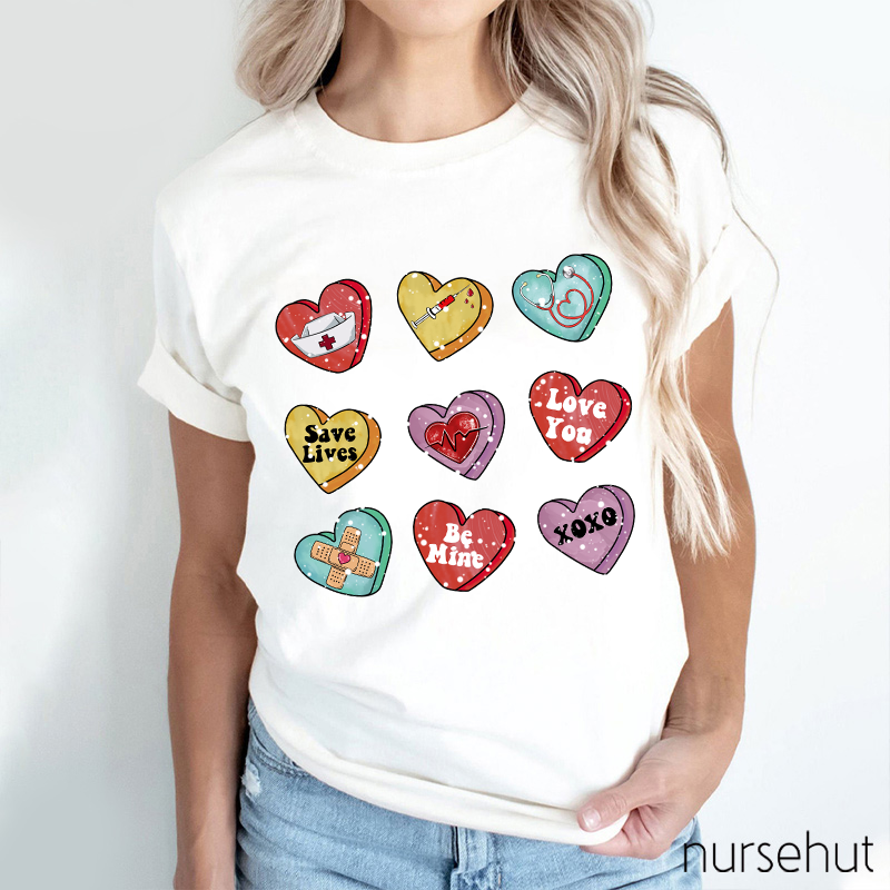 Be Mine Nurse Love You Nurse T-Shirt
