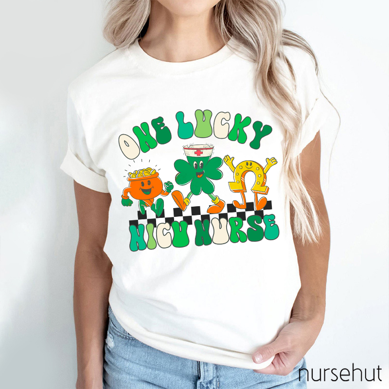One Lucky NICU Nurse T-Shirt