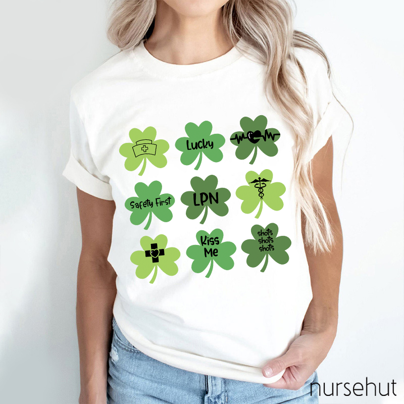 Personalized Safety First Be Lucky Nurse T-Shirt