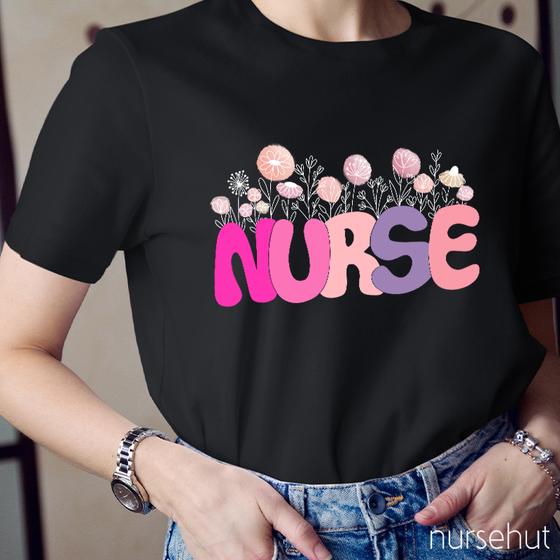 Nurse Flower T-Shirt