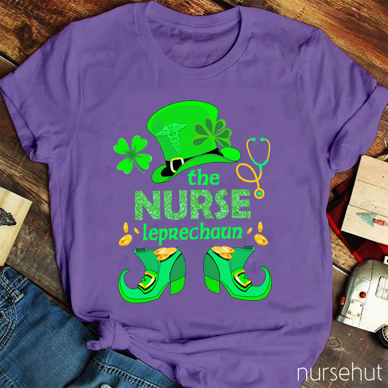 The Nurse Leprechaun Nurse T-Shirt