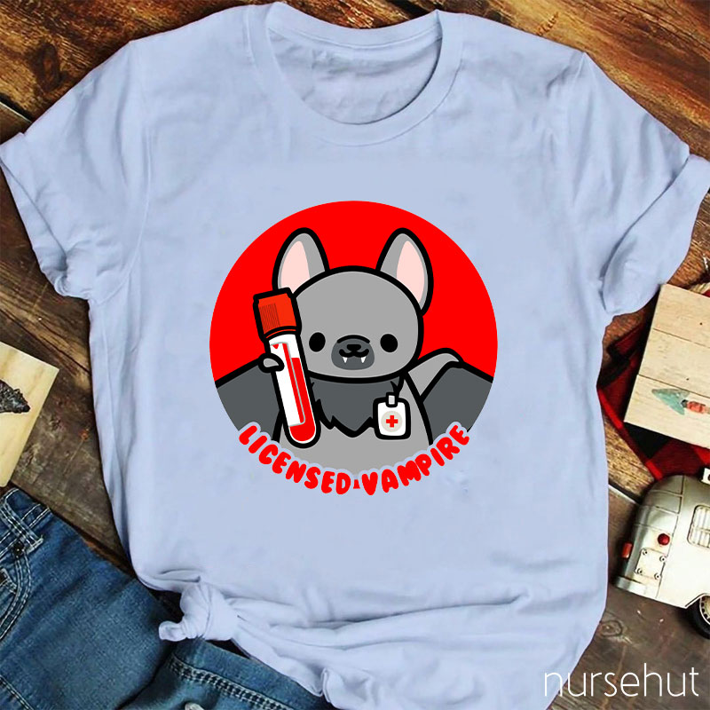 Licensed Vampire Nurse T-Shirt