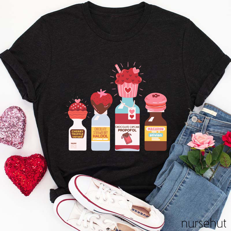 Chocolate Cupcake Propofol Nurse T-Shirt