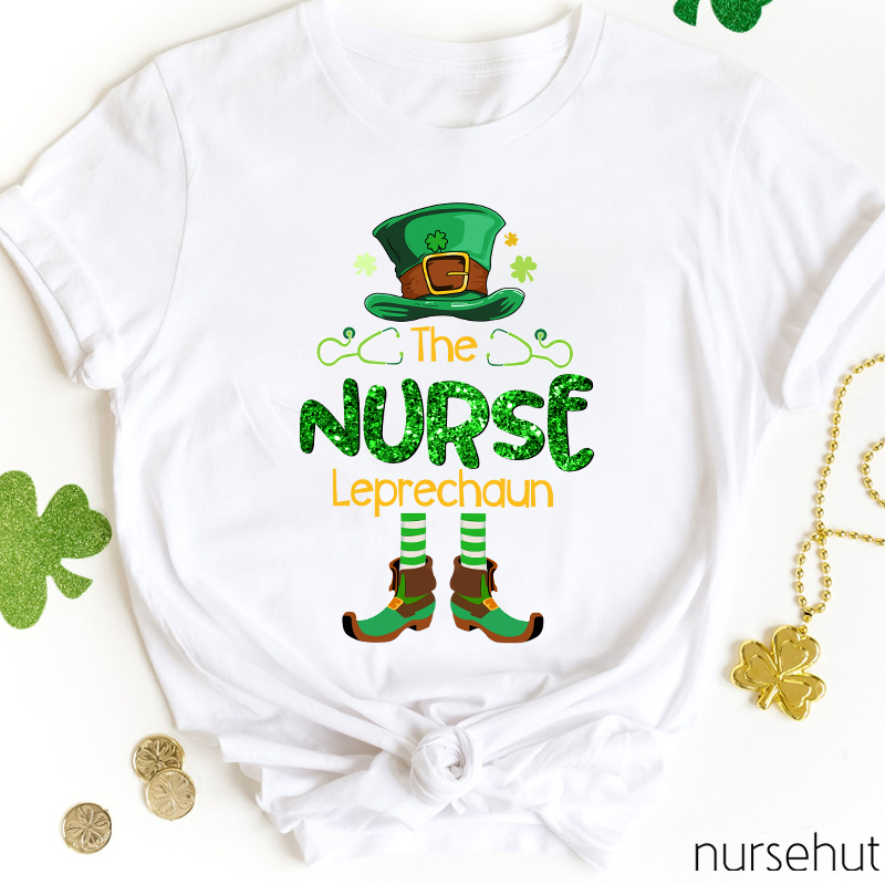 The Nurse Leprechaun Nurse T-Shirt