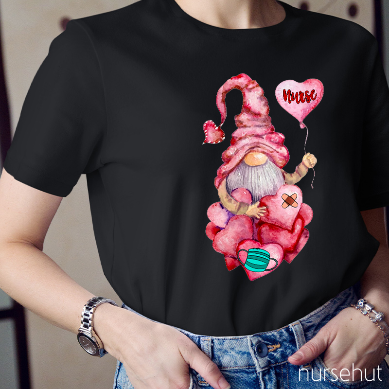 I'm Surrounded By Pink Heart Nurse T-Shirt