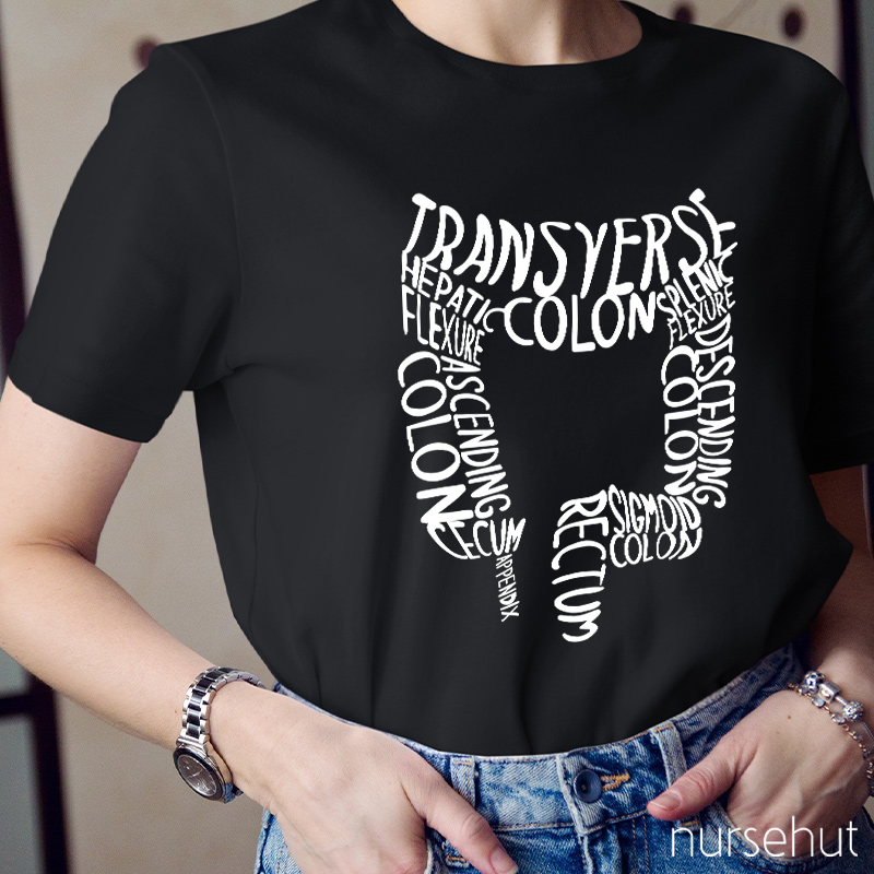 Intestinal Tract Transverse Colon Nurse T-Shirt