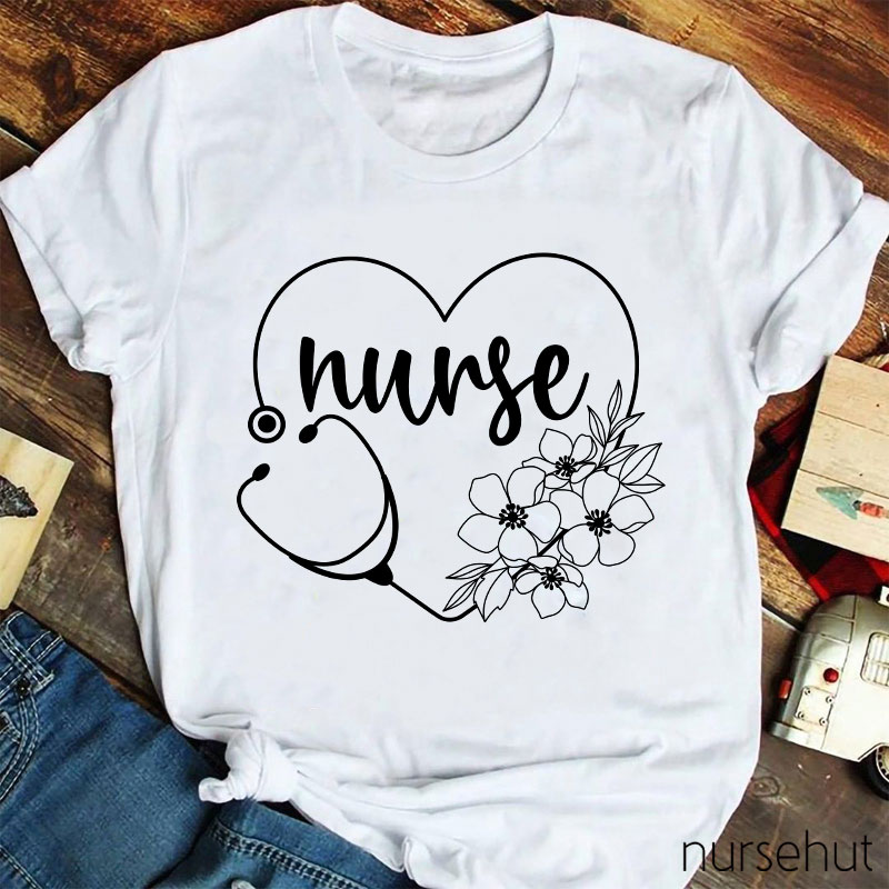 Nurse Stethoscope T-Shirt