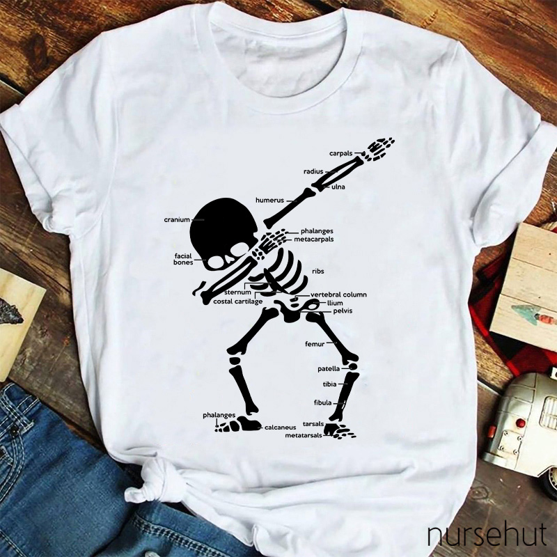 Deb Skeleton Nurse T-Shirt