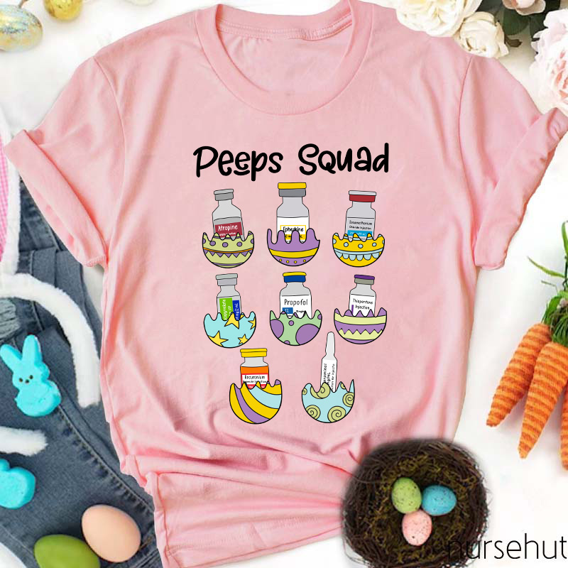 Peeps Squad Nurse T-Shirt