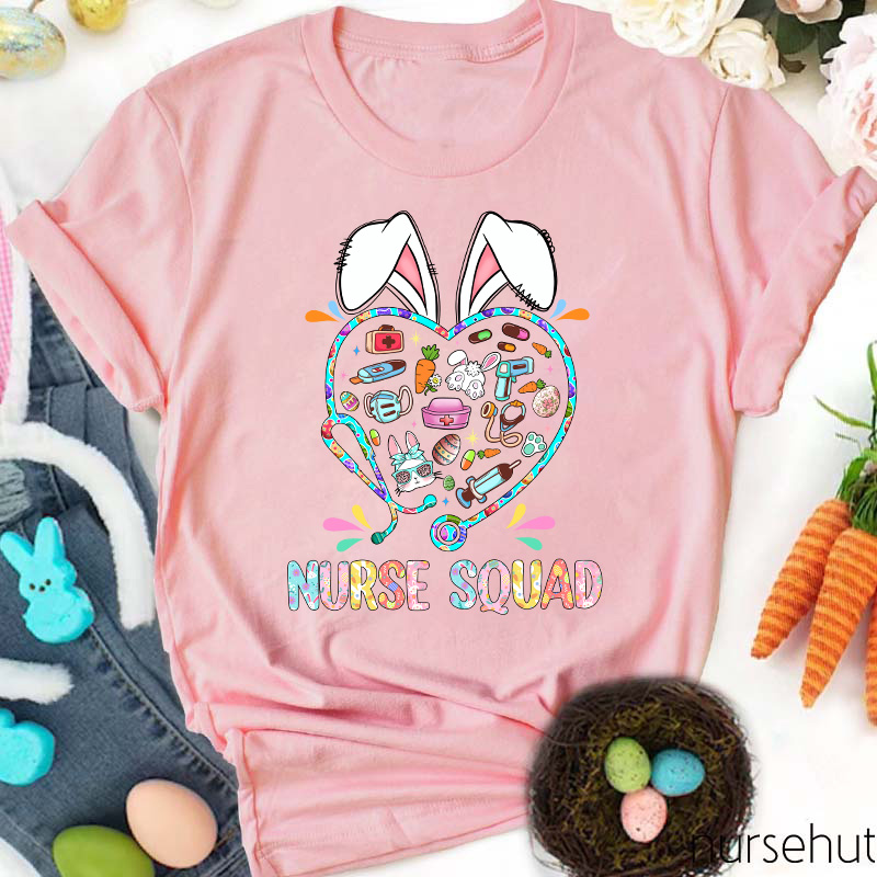Bunny Nurse Squad Nurse T-Shirt