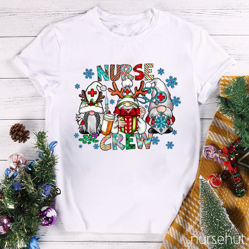 Gnomes Nurse Crew Nurse T-Shirt