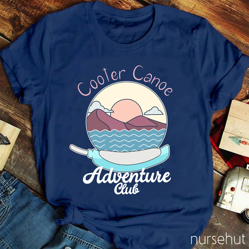 Cooter Canoe Adventure Club Nurse T-Shirt