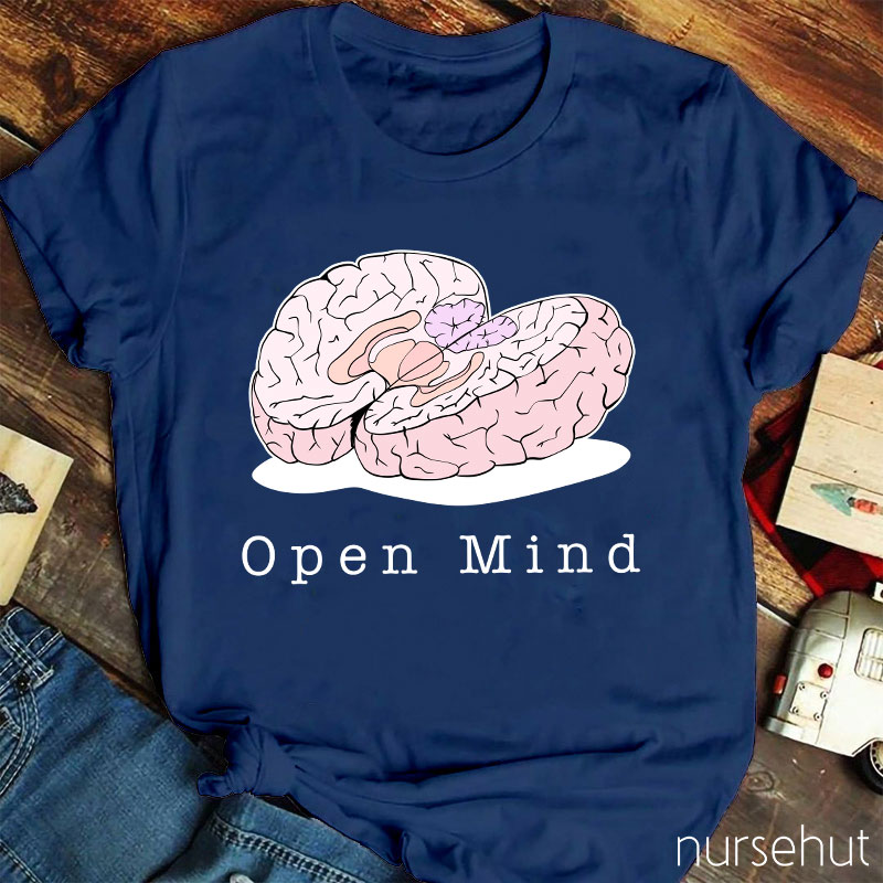 Open Mind Brain Nurse T-Shirt