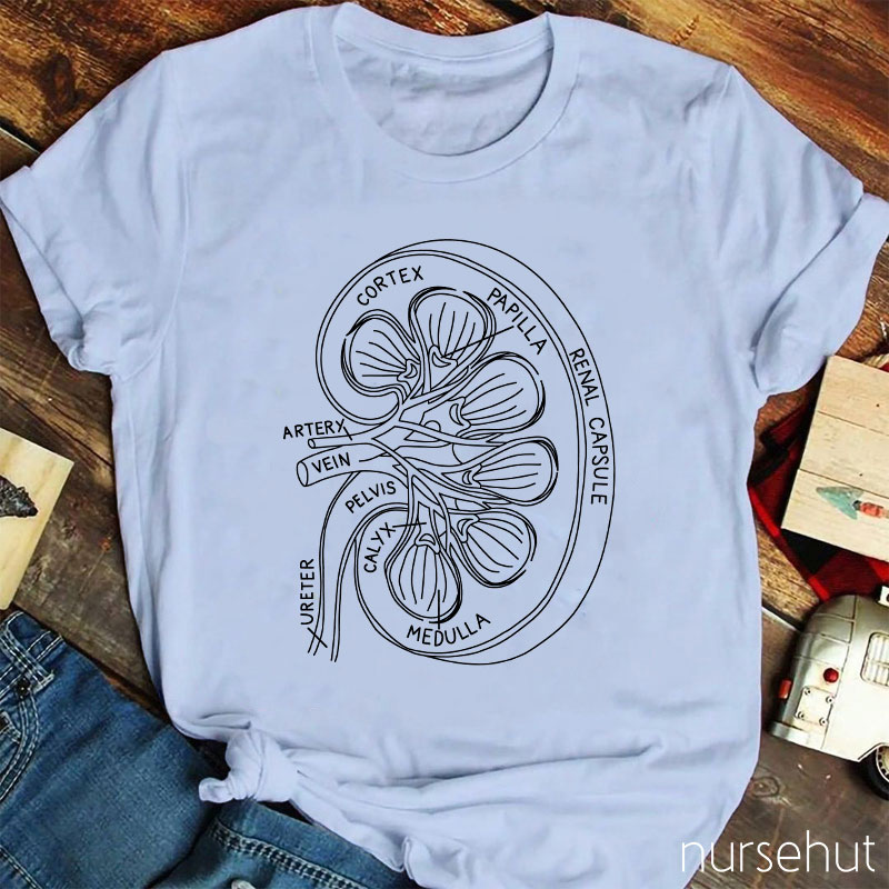 Neuron Anatomy Nurse T-Shirt