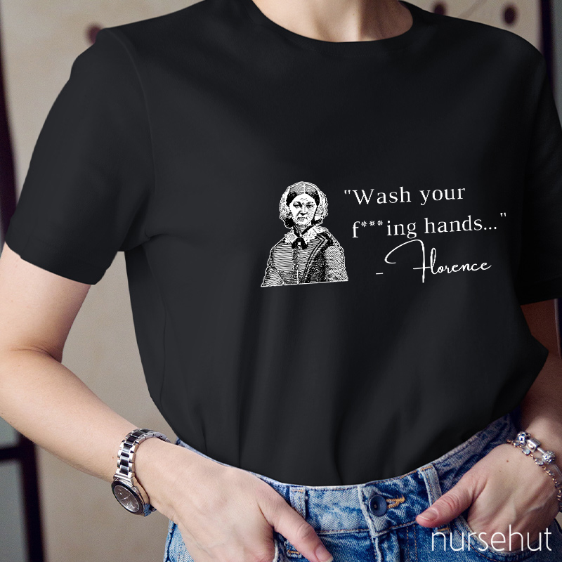 Wash Your Lovely Hands Nurse T-Shirt