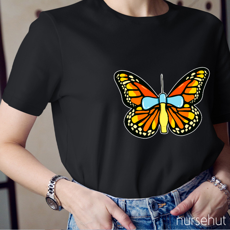 It's Just Like A Butterfly Nurse T-Shirt