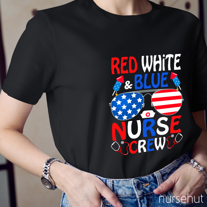 Red White Blue Nurse T-Shirt