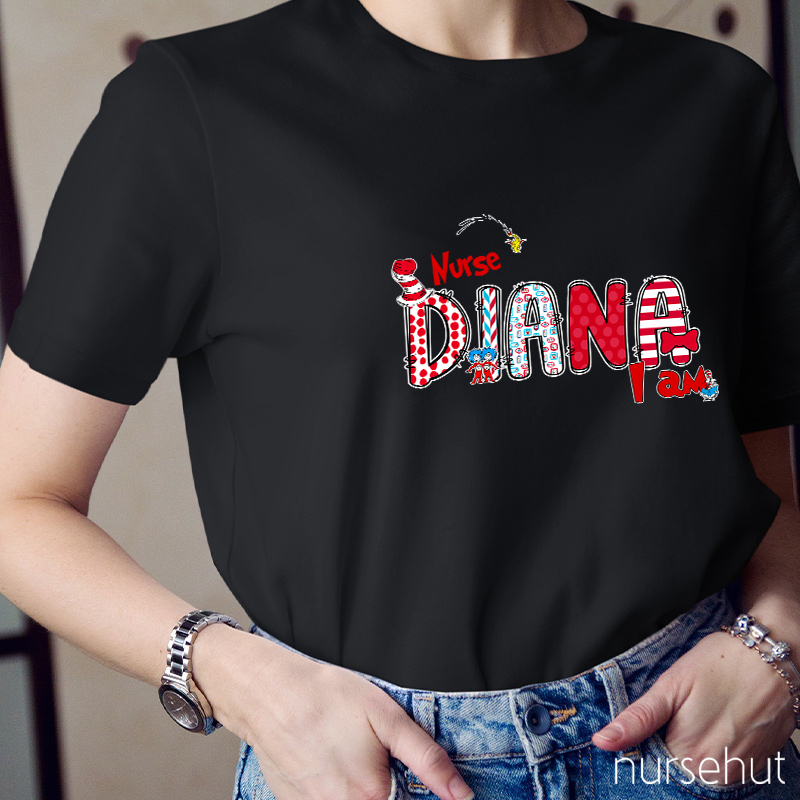 Personalized Hi Nurse T-Shirt