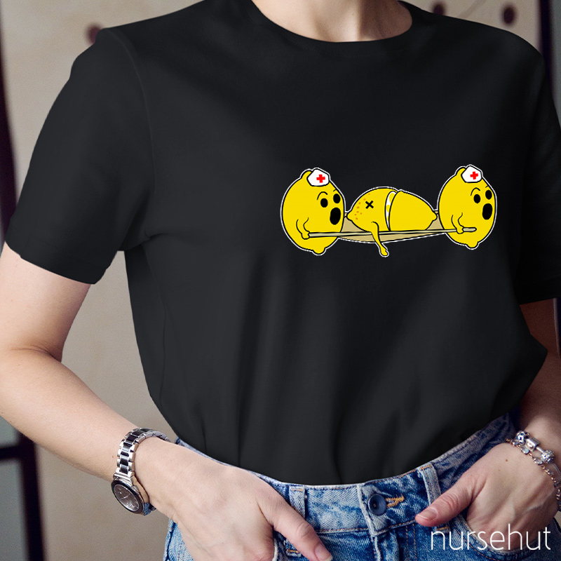First Aid Lemon First Aid Nurse T-Shirt