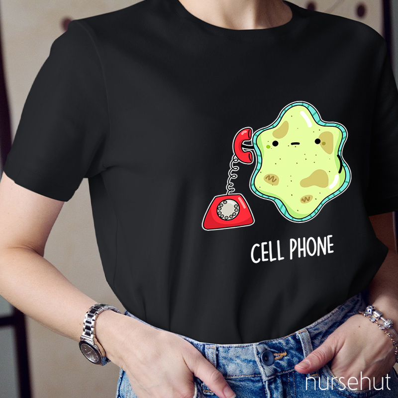 Cell Phone Nurse T-Shirt