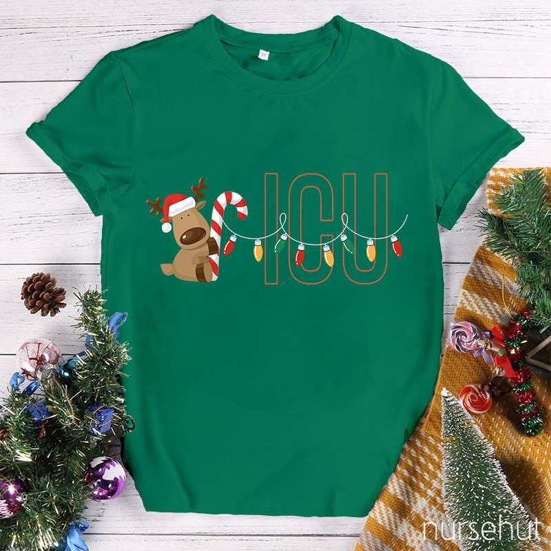 Personalized Jolly ICU Nurse T-Shirt